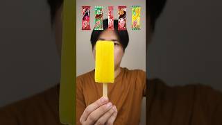 EATING GLICO WINGS ICE CREAM #asmr #shorts #mukbang