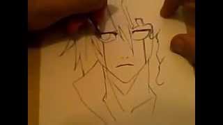 How to draw Ulquiorra's face