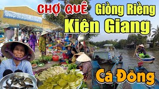 Đi Chợ Quê Giồng Riềng Kiên Giang Khủng Khiếp Nhiều Món Đặc Sản Cá Đồng Bánh Quê Tại Ngọc Chúc Maket