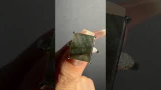 #Unique #Pick #Natural #Labradorite #Rectangle #Ring #Adjustable#jewelry