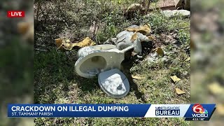 St. Tammany Parish cracking down on illegal dumping with cameras