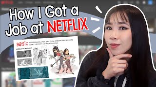 How I Got a Job at Netflix Animation 🎬✨