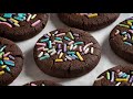 4 Ingredient Chocolate Cookies - Dished #Shorts