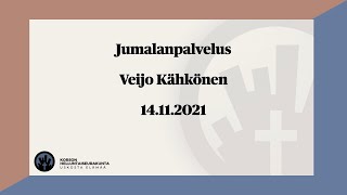 Veijo Kähkönen 14 11 2021