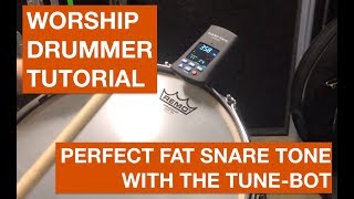 Tune-Bot | Tune Guide - Snare Tutorial | Worship Drummer Tutorial