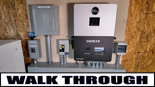 Off-Grid DIY Solar - Walk through of Solar Shed Upgrades - PROJECT FINISHED!