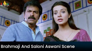 Saloni & Brahmaji Comedy Scene | Maryada Ramanna | Sunil | Latest Telugu Scenes @SriBalajiMovies