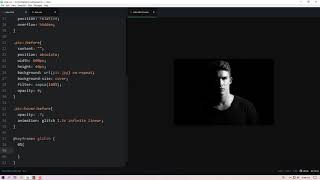Glitch Effect on Hover Using Only HTML & CSS