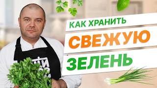 Как хранить свежую зелень | Заготовка зелени на зиму | Заморозка | Зелень в масле