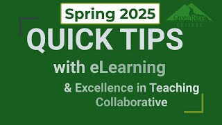 Quick Tips - Assignment Groups in Canvas