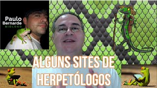 ALGUNS SITES DE HERPETÓLOGOS