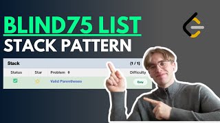 20. Valid Parentheses - Stack Pattern [Blind75 List]