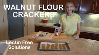 Walnut Flour Crackers