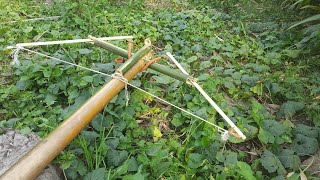 How to make a slingshot  bamboo creations with Bow