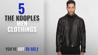 Top 10 The Kooples Men Clothings [ Winter 2018 ]: The Kooples Men's Minimalist Leather Jacket,