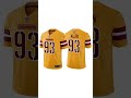 Men's Washington Commanders #93 Jonathan Allen Gold Vapor Untouchable Stitched Football Jersey #nba