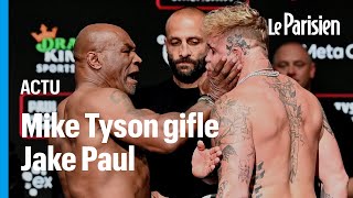 « Je ne l'ai même pas sentie » : Jake Paul giflé par Mike Tyson avant leur combat de boxe