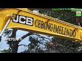 excavator leveling landscaping field jcb js200sc