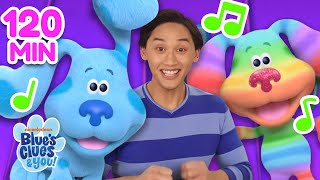 Blue Skidoos & Sing-Along! w/ Josh & Rainbow Puppy 🌈 | 2 Hour Compilation | Blue's Clues & You!