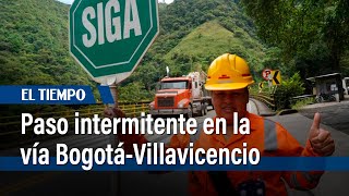 Paso intermitente en la vía Bogotá - Villavicencio | El Tiempo