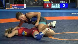 BRONZE WW - 57 kg: A. AKOBIIA (UKR) v. A. RAGAN (USA)