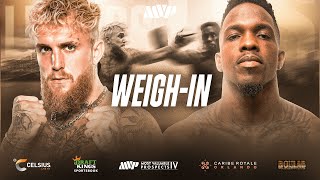 JAKE PAUL VS. ANDRE AUGUST WEIGH IN LIVESTREAM