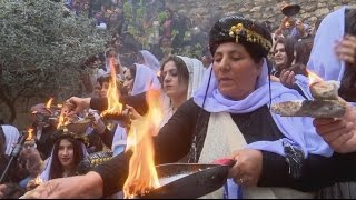 Kurdên êzidî Çarşema Sor pîroz dikin