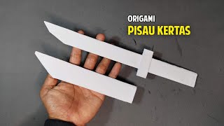 Cara Membuat Pisau dari Kertas - Origami Senjata