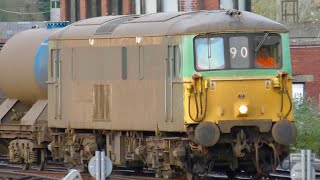 GBRf 73202 (Ex Southern) \u0026 73107 On RHTT 3W90 Arrives At Horsham - Tuesday 24th October 2023