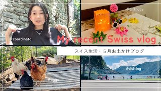 【VLOG】May outing vlog in Swiss-Italian(Ticino)/museum, friend's birthday dinner, festa