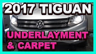 2017 Tiguan Interior Carpet Install