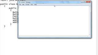 Button control in java applet