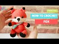 #195 | Amigurumi Fox Crochet Pattern (1/4) | How To Crochet Amigurumi Animal | AmiguWorld