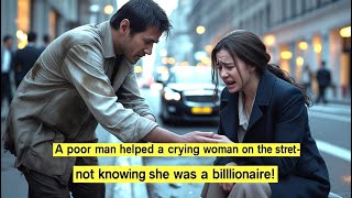 A Poor Man Helped a Crying Woman on the Street—Not Knowing She Was a Billionaire