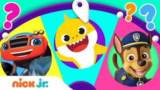 Spin the Wheel of Friends w/ Baby Shark, Paw Patrol & Blaze! 🤩 Ep. 9 | Nick Jr.