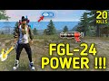 SOLO VS SQUAD || FGL-24 LAUNCHER POWER🔥 UNEXPECTED MELTING ENEMIES LIKE WALL😱| 99% HEADSHOT INTEL I5