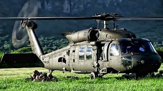 Army Air Assault Exercise • Soldiers Drop In On Black Hawks