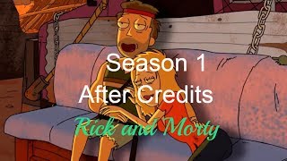 Rick and Morty  Season 1  After Credits Scenes Compilation