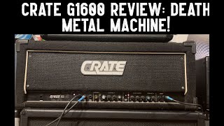 Crate G1600XL / GX1600 Review: Death Metal Machine | Better than the GX130C??