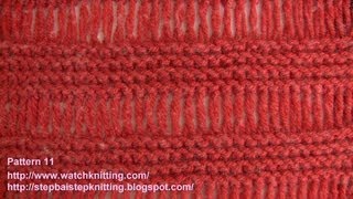 Elongated/Drop Stitch - Free Knitting Tutorials - Stitch 11