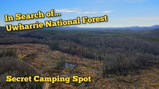 Uwharrie National Forest Secret Camping Spot Scout Trip #fail