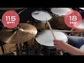 single stroke speed training 50 200 bpm drumlion