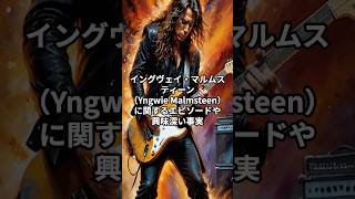 イングヴェイ・マルムスティーン（Yngwie Malmsteen）に関するエピソードや興味深い事実#ギター #yngwiemalmsteen #shorts #longshorts