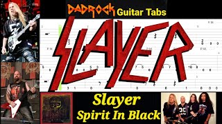 Spirit In Black - Slayer - Guitar + Bass TABS Lesson