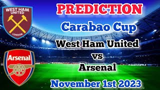 West Ham United vs Arsenal Prediction and Betting Tips | November 1st 2023