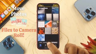 How To- Move Photos From Files To Gallery iPhone!