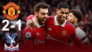 Manchester United vs Crystal Palace 2-1 - | Casemiro Red Card | All Goals & Highlights - 2023 HD