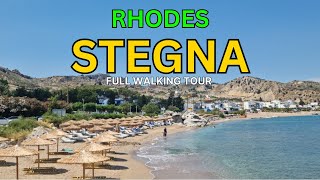 Stegna Village in Rhodes 2024 | Full Walking Tour