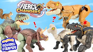 Jurassic World Fierce Changers Transformers T Rex to Jeep and Other Dinosaur Combos Review