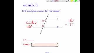 Angles: Parallel Lines - Corbettmaths